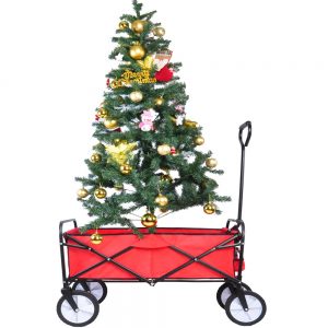 Folding Wagon Garden Shopping Beach Cart (13)