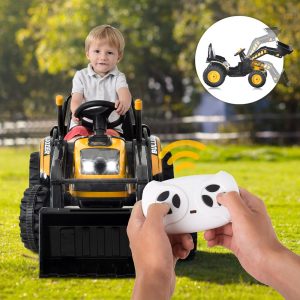 Toy Construction Vehicle For Kids Bulldozer Single Rider (11)