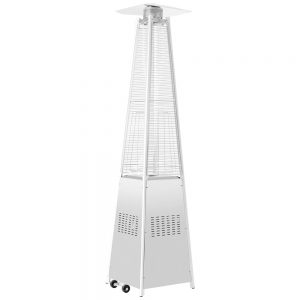 42000 Btu Pyramid Glass Tube Flame Outdoor Heater With Long Strips Of Flame With Aluminum Top Reflector Shield Heating Up To 115 Square Feet (11)