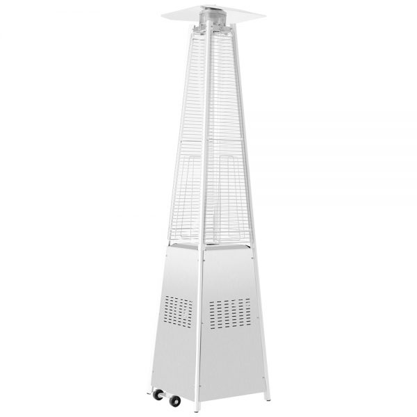 42000 Btu Pyramid Glass Tube Flame Outdoor Heater With Long Strips Of Flame With Aluminum Top Reflector Shield Heating Up To 115 Square Feet (11)
